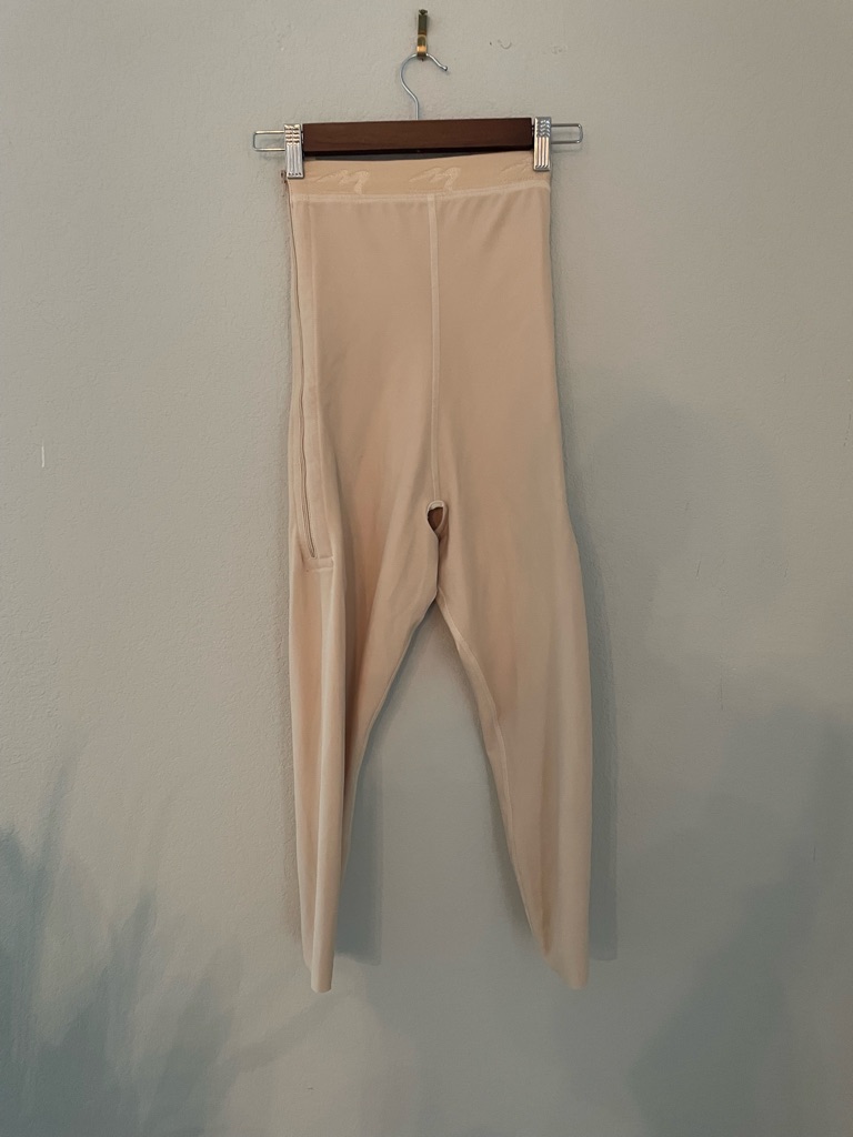 High-Waist Shaping Tights In Cream
